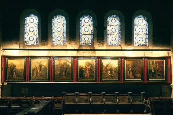 Le chemin de Croix de Gustave Moreau à l'Eglise Notre Dame de Decazeville (groupes)