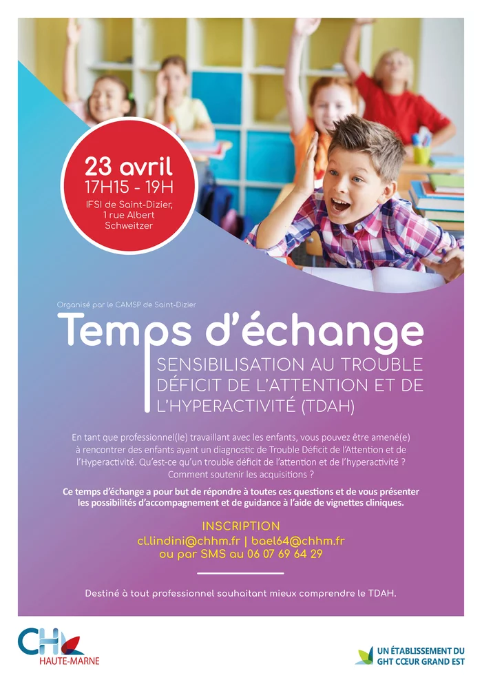 Temps d'échanges entre professionnels sur le TDAH