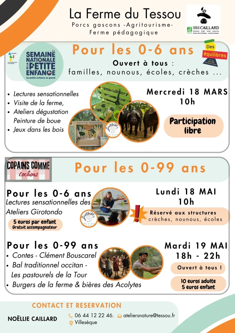 Contes de Clément Bouscarel et Bal Trad' à la ferme du Tessou