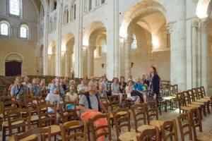 Visite guidée de l'abbaye de Lessay