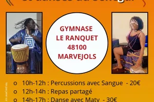 STAGE DE DANSE ET PERCUSSIONS DU SÉNÉGAL