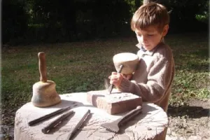 Atelier de sculpture sur pierre