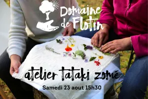Atelier impression végétale Tataki-Zomé