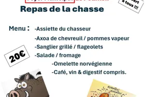 Repas de la chasse à Pouillon
